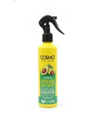 COSMO Spray Avocado & Shea Butter 250ml | Spray Cheveux Avocat & Karité | Cherry Bea
