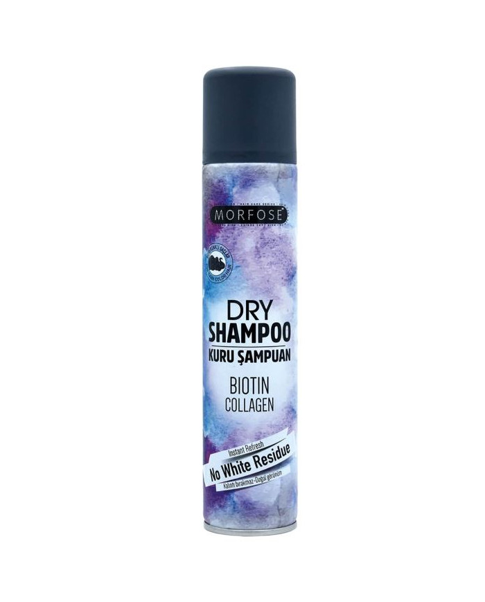Morfose Biotin Collagen Dry Shampoing 200 ML | Cheveux Foncés