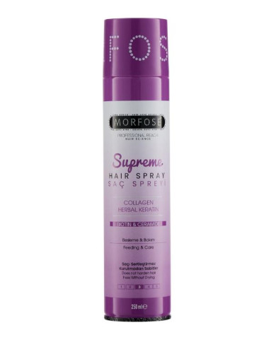 Morfose Supreme Hair Spray 250 ML | Fixation Niveau 3