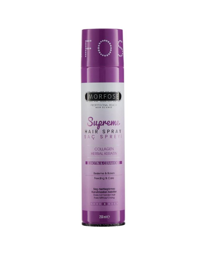 Morfose Supreme Hair Spray 250 ML | Fixation Niveau 3