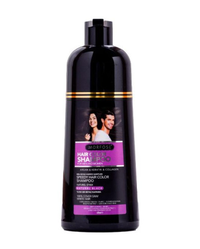 Morfose Speedy Hair Color Noir Naturel 420ml | Shampoing Colorant | Cherry Beauty