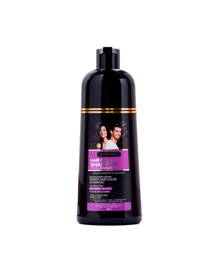 Morfose Speedy Hair Color Noir Naturel 420ml | Shampoing Colorant | Cherry Beauty