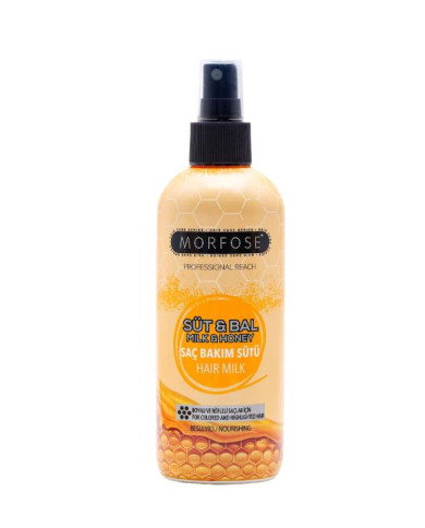 Morfose Milk & Honey Hair Milk 300ml | Soin Cheveux | Cherry Beauty Tunisie