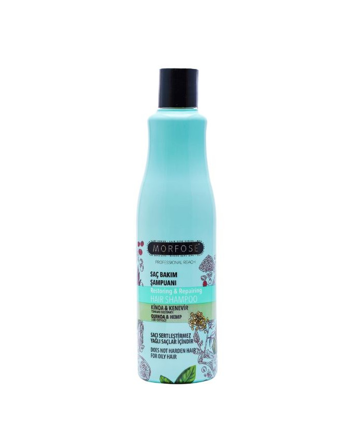 Morfose Quinoa & Hemp Shampoo 500ml | Cheveux Gras | Cherry Beauty Tunisie