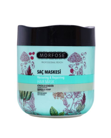 Morfose Quinoa & Hemp Hair Mask 500ml | Cheveux Abîmés