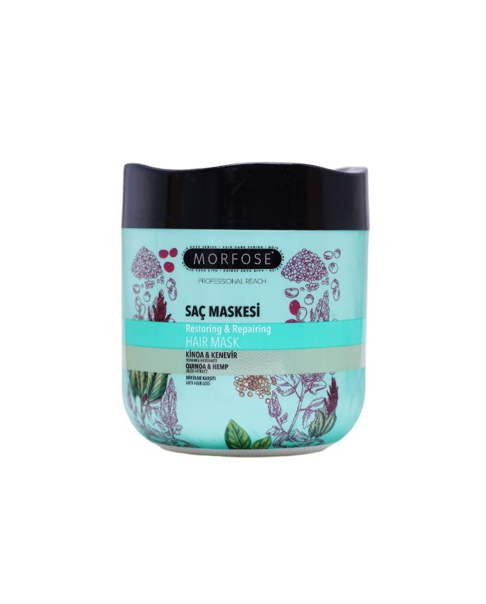 Morfose Quinoa & Hemp Hair Mask 500ml | Cheveux Abîmés
