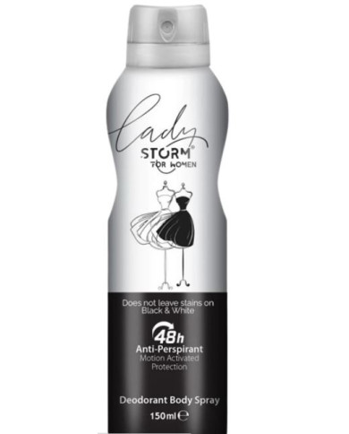 Morfose Storm Black & White Déodorant Femme 150ml