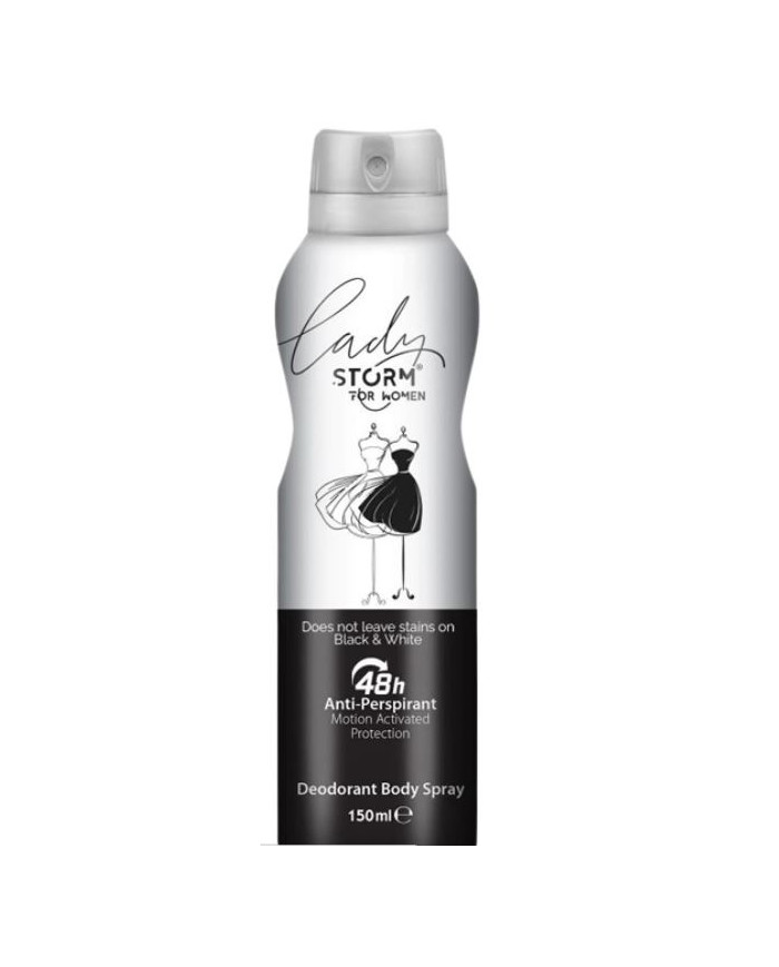 Morfose Storm Black & White Déodorant Femme 150ml