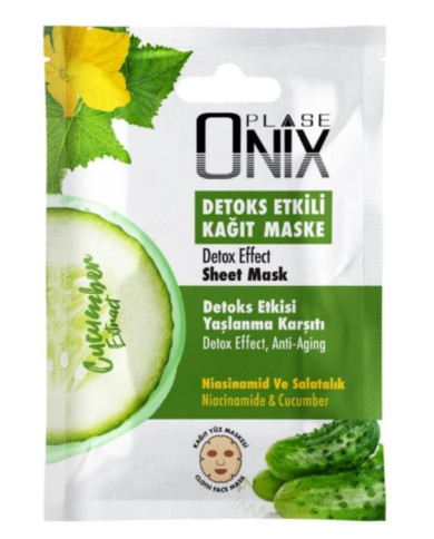 Morfose Onix Detox Sheet Mask Concombre 20ml | Cherry Beauty