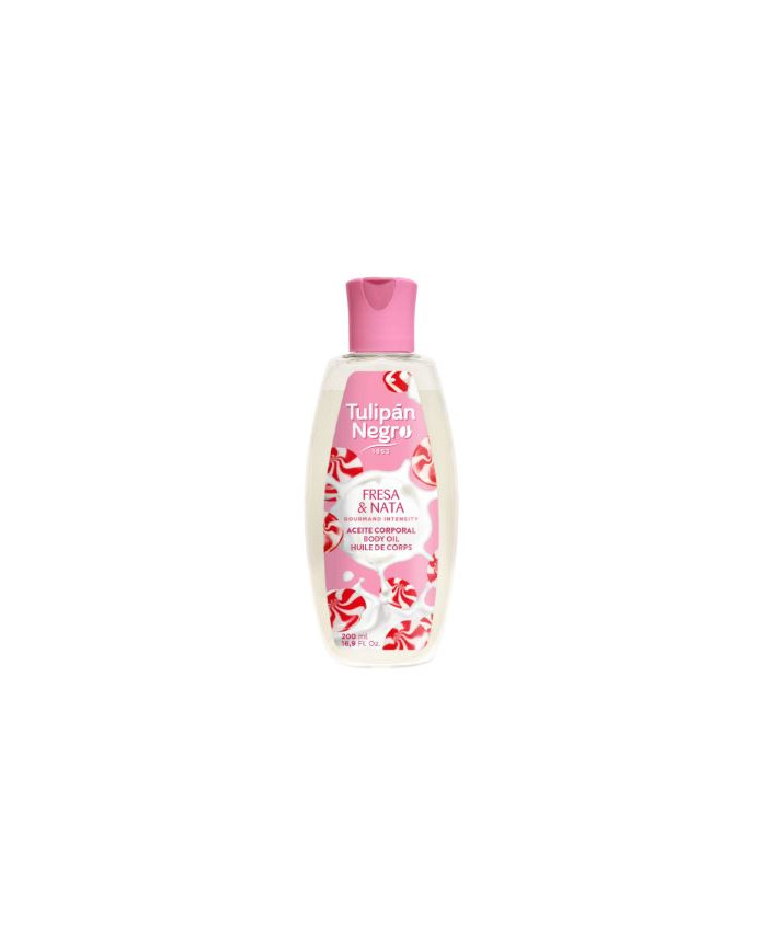 Tulipan Negro Body Oil Fresa Nata 200ml | Huile Corps | Cherry Beauty Tunisie