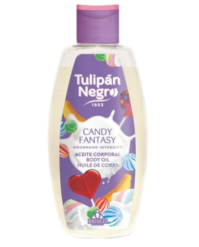 Tulipan Negro Body Oil Candy Fantasy 200ml | Huile Corps | Cherry Beauty Tunisie