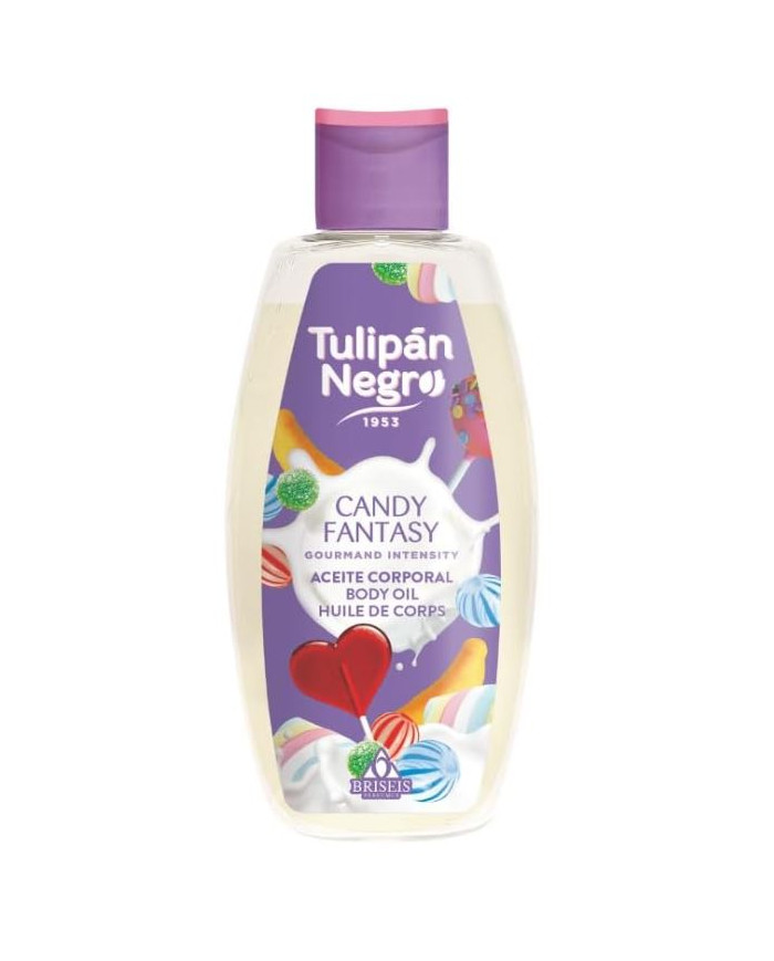 Tulipan Negro Body Oil Candy Fantasy 200ml | Huile Corps | Cherry Beauty Tunisie