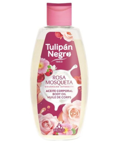 Tulipan Negro Body Oil Rosa Mosqueta 200ml | Huile Corps | Cherry Beauty Tunisie