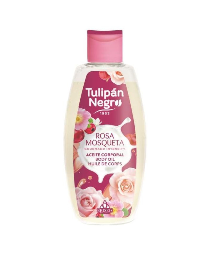 Tulipan Negro Body Oil Rosa Mosqueta 200ml | Huile Corps | Cherry Beauty Tunisie