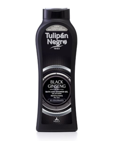 Tulipán Negro Gel Douche Ginseng Noir 650 ml | Cherry Beauty Tunisie