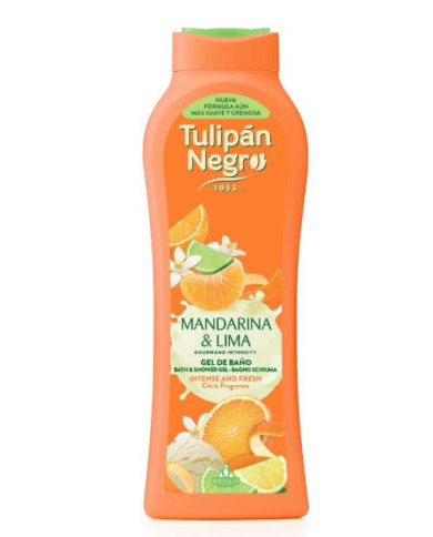 Tulipan Negro Gel Douche Mandarine Citron Vert 650 ml | Cherry Beauty