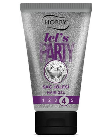 Hobby Let's Party Hair Gel 150 ml | Gel Pailleté Cheveux