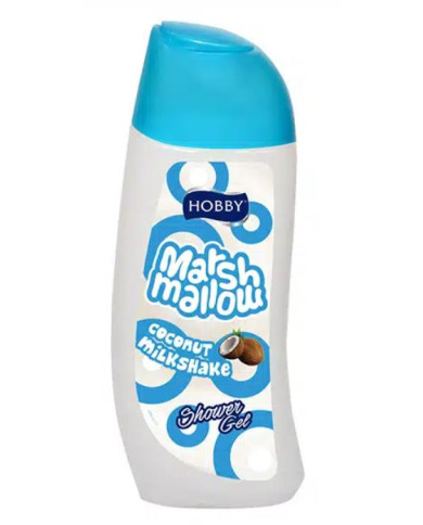 Hobby Marshmallow Gel Douche Coconut 500ml | Cherry Beauty Tunisie