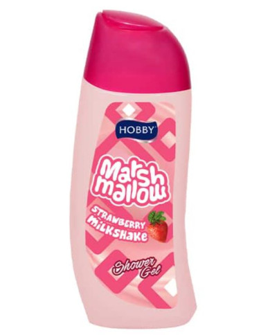 Hobby Marshmallow Gel Douche Strawberry 500ml | Cherry Beauty Tunisie