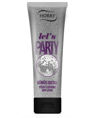Hobby Let's Party Body Lotion 150ml | Lait Corps Pailleté | Cherry Beauty Tunisie