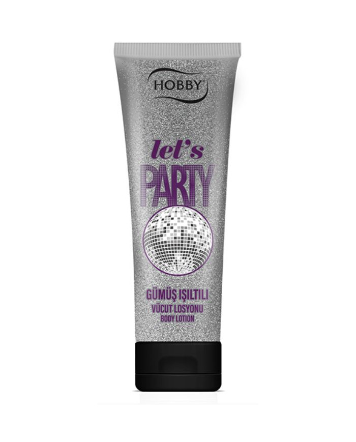 Hobby Let's Party Body Lotion 150ml | Lait Corps Pailleté | Cherry Beauty Tunisie