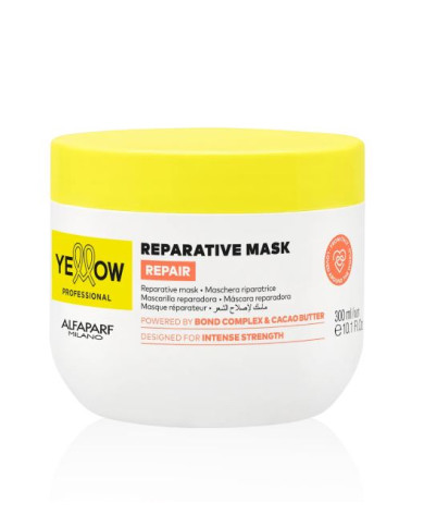 Yellow Reparative Mask 300ml | Masque Cheveux Très Abîmés Tunisie