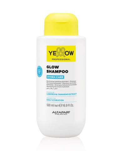 YELLOW Glow Shampoo Hydra Care 500 ml | Hydratation & Brillance | Cherry Beauty Tunisie