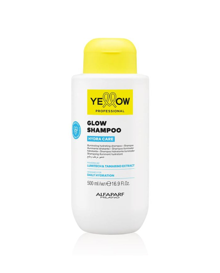 YELLOW Glow Shampoo Hydra Care 500 ml | Hydratation & Brillance | Cherry Beauty Tunisie