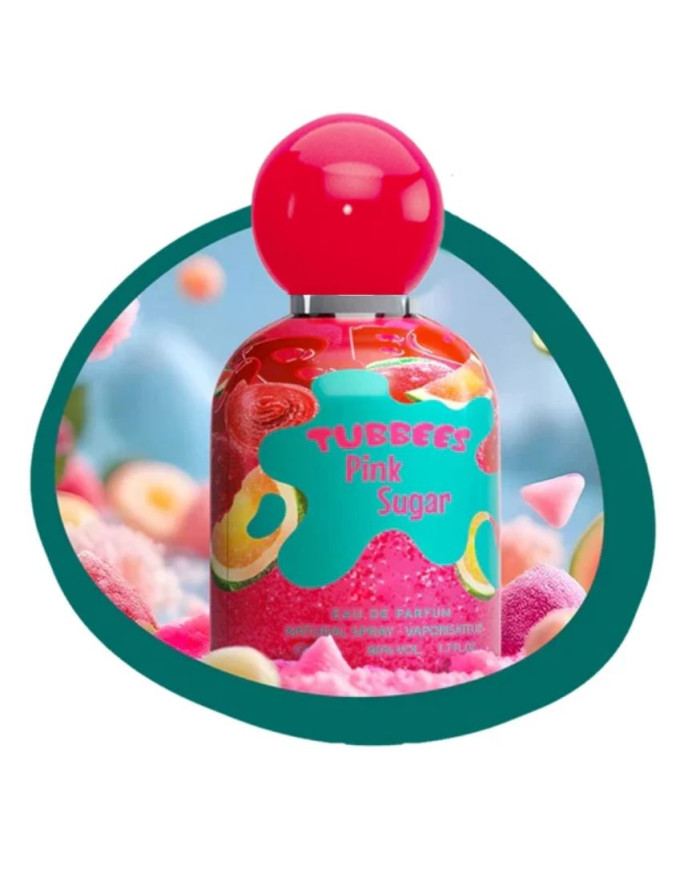 Tubbees Pink Sugar 50 ml | Parfum Pêche Coco | Cherry Beauty Tunisie
