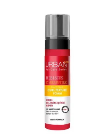 Urban Care Hibiscus Shea Butter Curl Foam 200 ml | Boucles