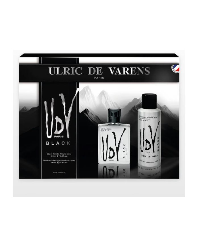 UDV Black Coffret Homme 100 ml + Déodorant 200 ml | Cherry Beauty Tunisie