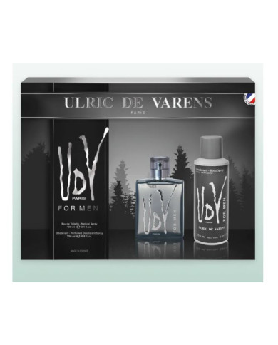UDV For Men Coffret Homme 100 ml + Déodorant 200 ml | Cherry Beauty