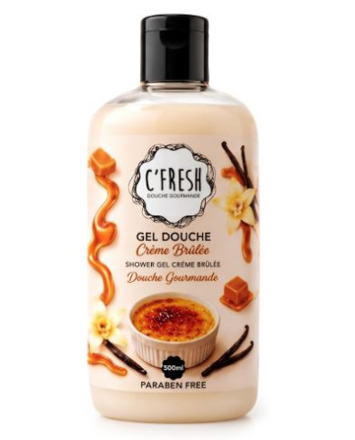C'FRESH Gel Douche Crème Brûlée 500 ml | Cherry Beauty Tunisie