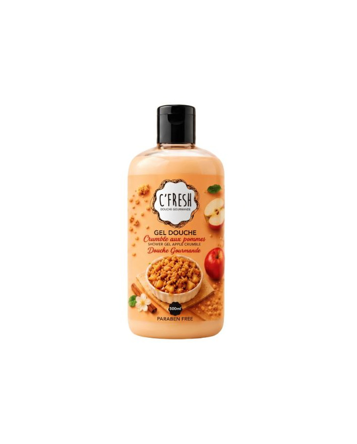 C'FRESH Gel Douche Crumble aux Pommes 500 ml | Cherry Beauty Tunisie