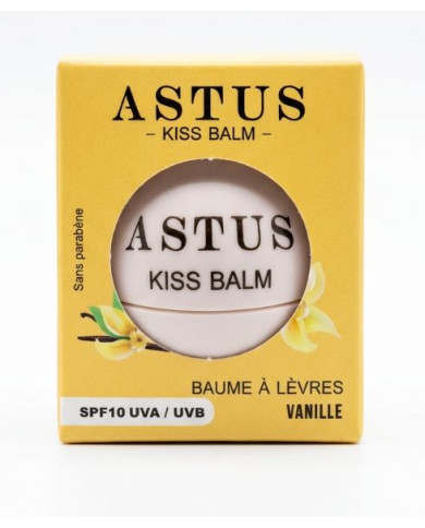 ASTUS KISS Balm Vanille SPF 10 | Baume à Lèvres | Cherry Beauty Tunisie