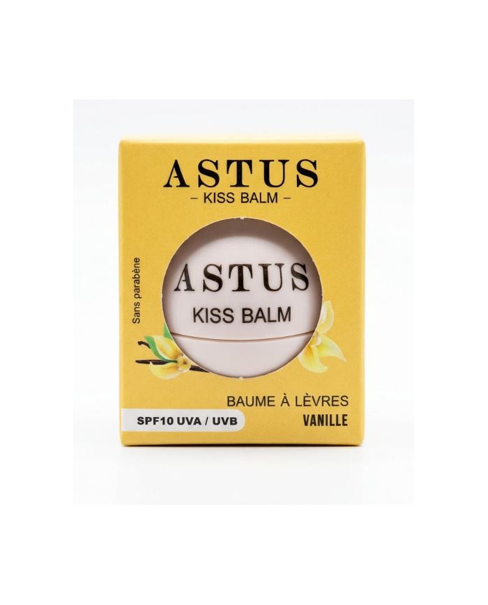 ASTUS KISS Balm Vanille SPF 10 | Baume à Lèvres | Cherry Beauty Tunisie