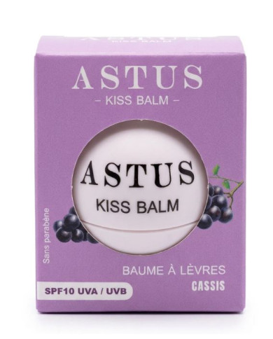 ASTUS KISS Balm Cassis SPF 10 | Baume à Lèvres | Cherry Beauty Tunisie