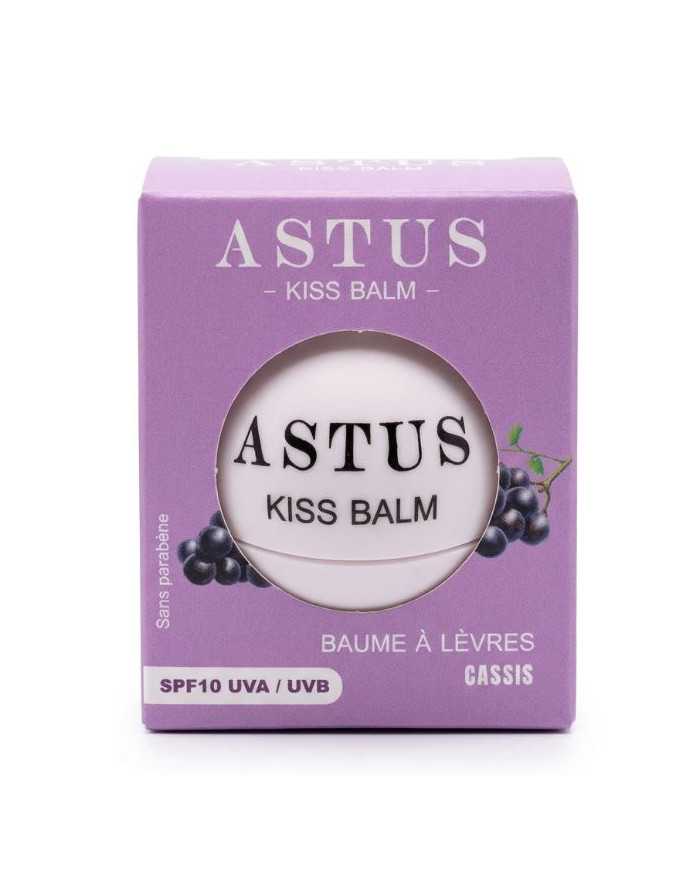 ASTUS KISS Balm Cassis SPF 10 | Baume à Lèvres | Cherry Beauty Tunisie