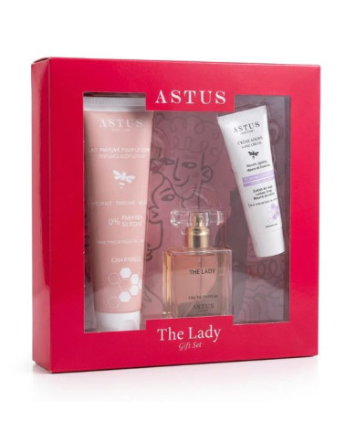 ASTUS Coffret The Lady | Parfum & Soins Corps | Cherry Beauty Tunisie