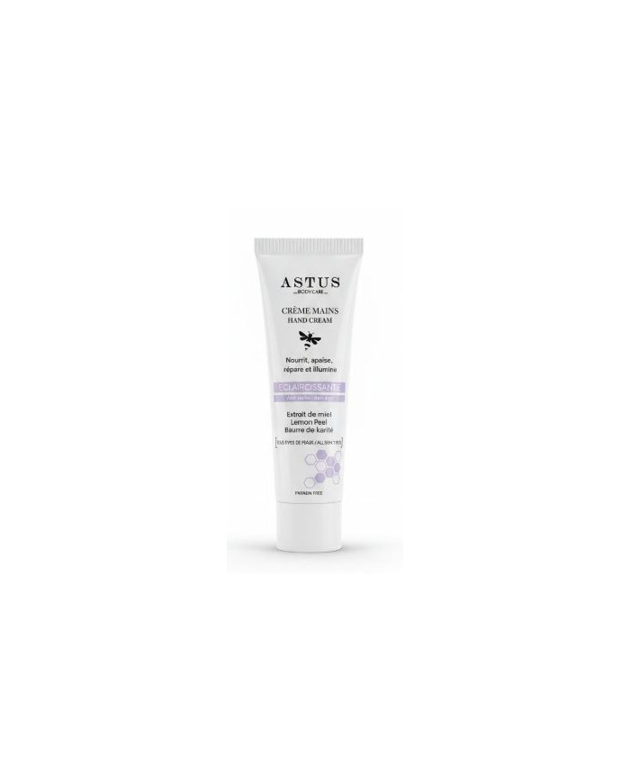 ASTUS Crème Mains 30ml | Miel, Karité & Anti-Taches | Cherry Beauty Tunisie