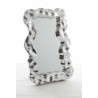 Miroir Cosmétique Argenté 30x20 cm | Design Curvy | Cherry Beauty Tunisie