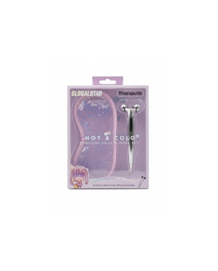 Set ICE Eye Mask & Face Massager | Soin Visage Fraîcheur | Cherry Beauty Tunisie