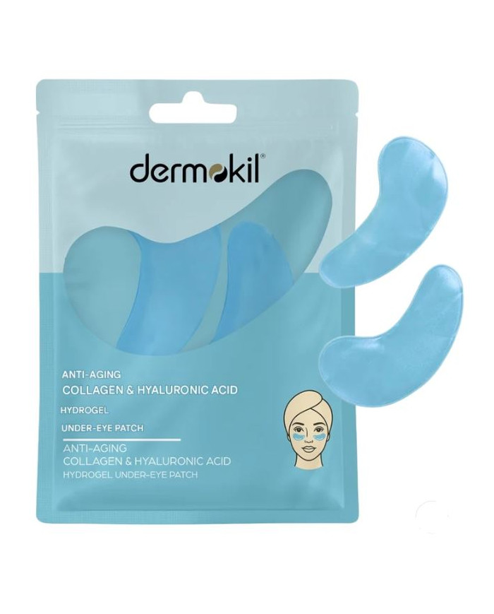 Dermokil Patch Yeux Collagène & Acide Hyaluronique 7 g | Cherry Beauty Tunisie