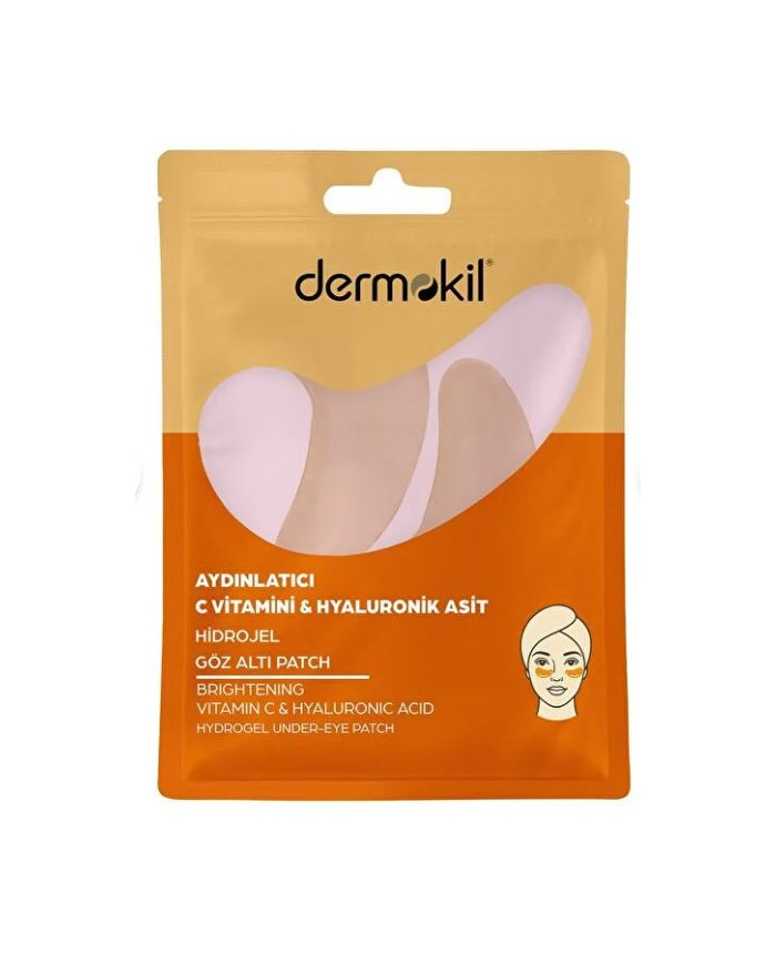 Dermokil Patch Yeux Vitamine C & Acide Hyaluronique | Cherry Beauty Tunisie