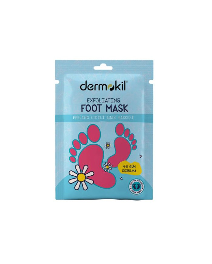 DERMOKIL Exfoliating Foot Mask 30 ml | Masque Pieds Peeling | Cherry Beauty Tunisie
