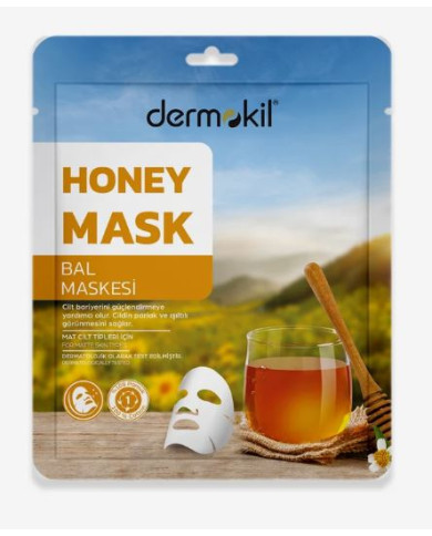 DERMOKIL Honey Paper Mask 20 g | Masque Visage au Miel | Cherry Beauty Tunisie