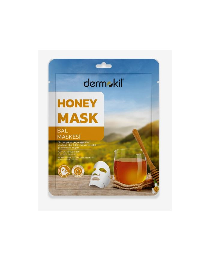 DERMOKIL Honey Paper Mask 20 g | Masque Visage au Miel | Cherry Beauty Tunisie