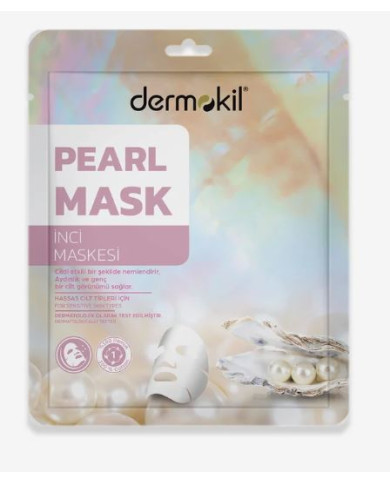 DERMOKIL Pearl Sheet Mask 20 g | Masque Éclat & Hydratation | Cherry Beauty Tunisie