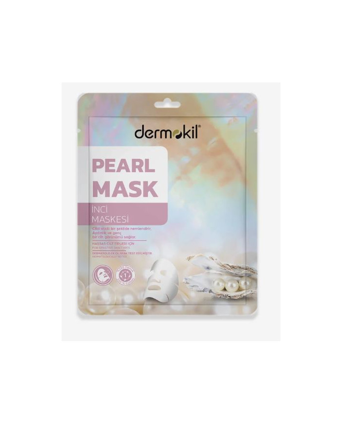 DERMOKIL Pearl Sheet Mask 20 g | Masque Éclat & Hydratation | Cherry Beauty Tunisie