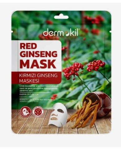 DERMOKIL Red Ginseng Mask 20 g | Masque Peaux Mixtes | Cherry Beauty Tunisie